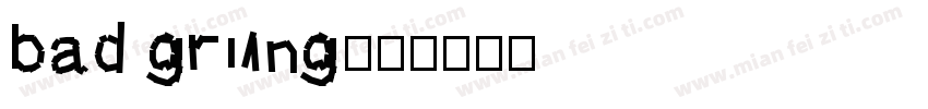 bad grung字体转换